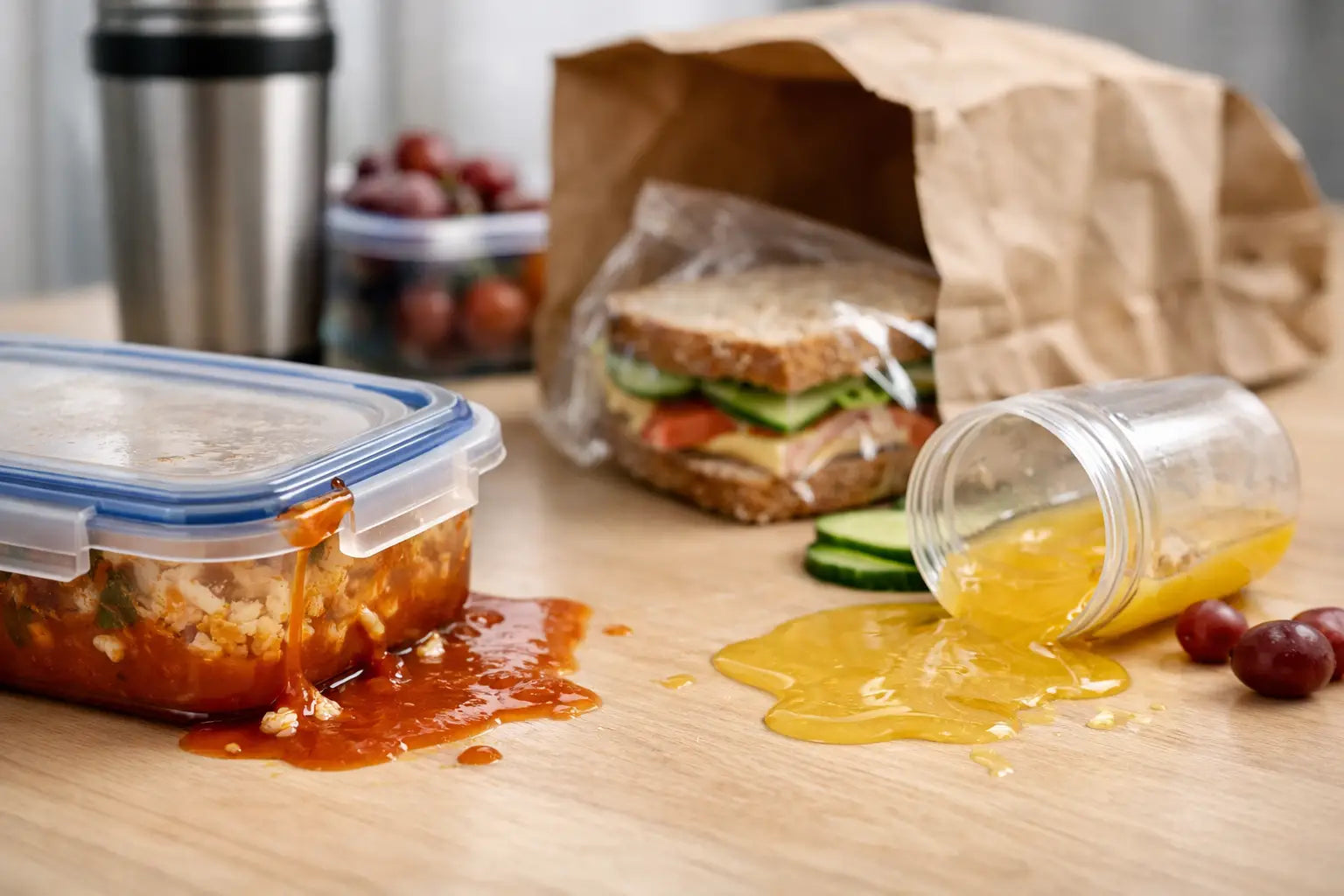 How to Prevent Food Leaks That Cause Mess